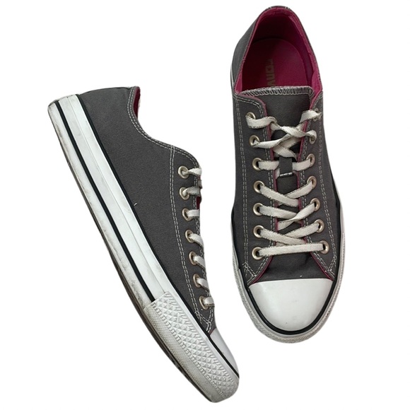 Converse Shoes - Converse gray double tongue sneakers